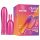 Durex Tease & Vibe - Wand Vibrator with Rabbit Clitoral Stimulator (Pink)