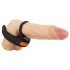 Rebel - testicle-stimulating vibrating penis ring (black)