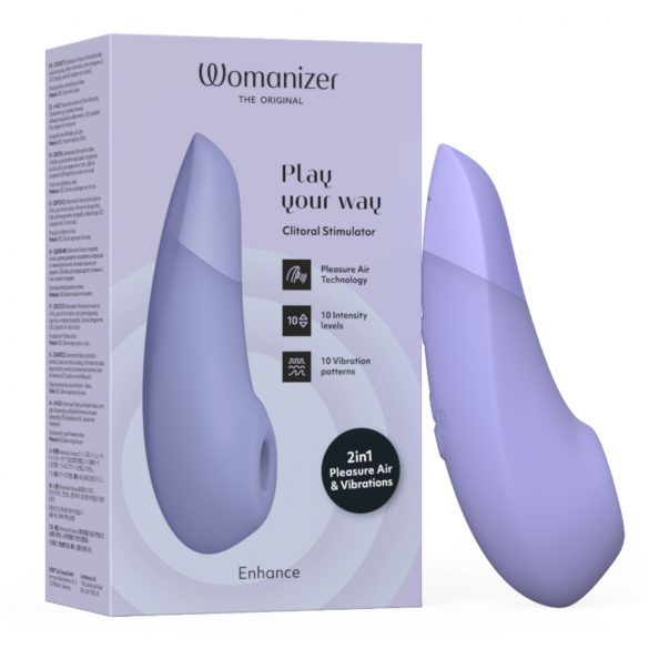 Womanizer Enhance - Air Pulse Clitoral Stimulator (Purple)