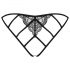 Miamor Obsessive - Open Lace Mesh Women's Underwear (Black)  - L/XL