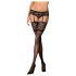 Obsessive Leticia - Wide Lace Stockings (Black)  - L/XL