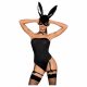 Obsessive OB7008 Sexy Bunny Costume (Black)  - L/XL