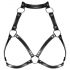 Obsessive A740 - Decorative Body Harness with Choker (Black) - S-L 