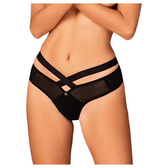 Obsessive Brasica - Strappy Panties (Black) - M/L