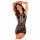 Obsessive - Floral Lace Nightwear (Black) (S-L) 