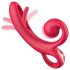 Sweet Play - Tongue Vibrator with Clitoral Arm (red)