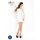 Passion BS025 - Long-sleeve Mini Dress (White) - S-L 