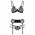 Passion Floris - Lingerie Set (Black) 