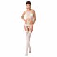 Passion BS047 - Open Mesh Set with Cutouts (White) - S-L 