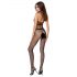 Passion BS048 - Open Net Bodysuit with Neck Strap (Black) - S-L 