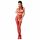 Passion BS048 - Open Mesh Bodysuit with Neck Strap (Red) - S-L 