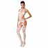 Passion BS053 - Halterneck Fishnet Set (White) - S-L 