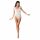 Passion BS064 - Open Net Bodysuit (White) - S-L 