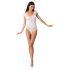 Passion BS064 - Open Net Bodysuit (White) - S-L 