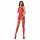 Passion BS066 - Mesh Set with Shoulder Straps (Red) - S-L 