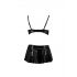 Passion Deby - Bra Set with Mini Skirt (Black) 