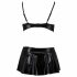 Passion Deby - Bra Set with Mini Skirt (Black) 