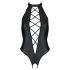 Passion Nancy - Open Cross-Strap Bodysuit (Black) 