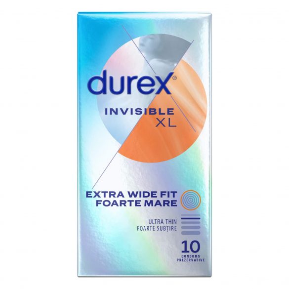 Durex Invisible XL - Extra Large Condoms (10 pcs)