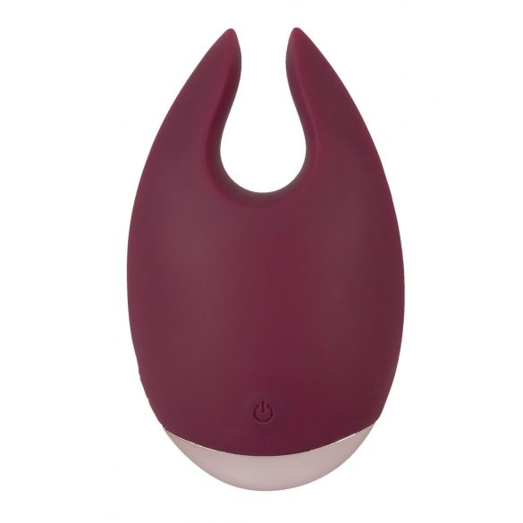 Magic Shiver - Rechargeable Clitoral Stimulator (Burgundy) - Eco Packaging 