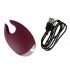 Magic Shiver - Rechargeable Clitoral Stimulator (Burgundy) - Eco Packaging 