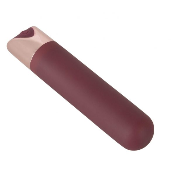 Magic Shiver Rechargeable Wand Vibrator (Burgundy) - Eco Packaging 