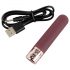 Feel the Magic Shiver - Rod Vibrator (Burgundy) - Eco Packaging