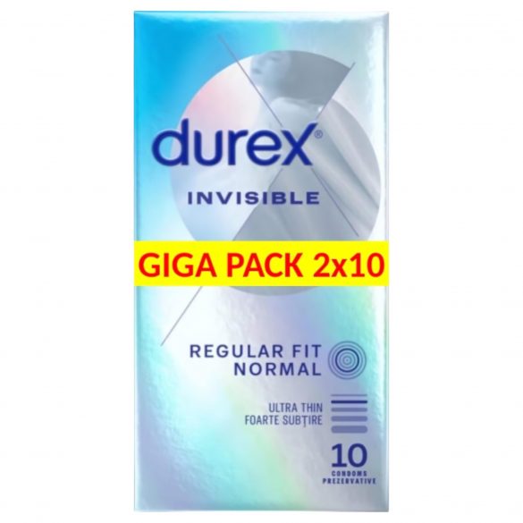 Durex Invisible Extra Thin Condoms (2x10 pack) 