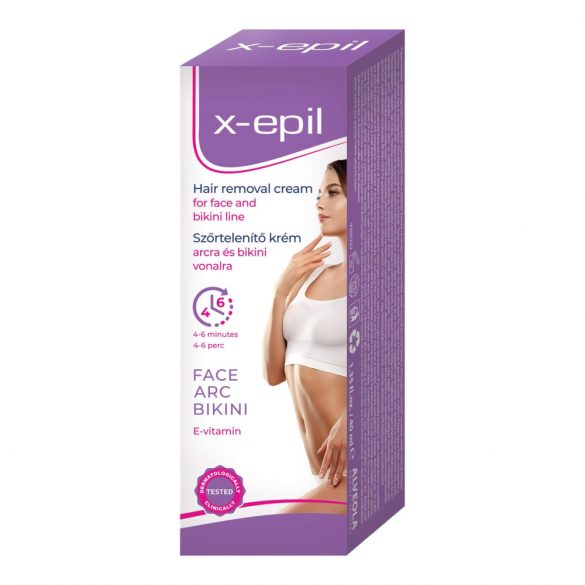 X-Epil - Hair Removal Cream for Face/Bikini Area (40ml) 