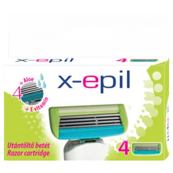 X-Epil - women's razor cartridge with 4 blades (4 pcs)