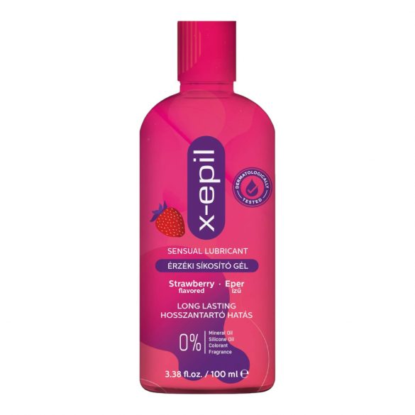 X-Epil - Strawberry Sensual Lubricant Gel (100ml) 