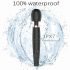 WEJOY Alyssa - Rechargeable Waterproof Massage Vibrator (Black) 