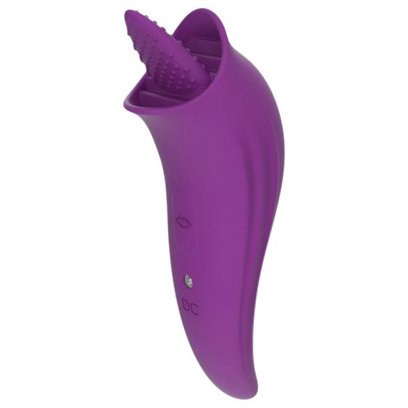 WEJOY Iris - Rechargeable Licking Tongue Vibrator (Purple) 