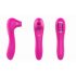 WEJOY Allen - Rechargeable Vaginal and Clitoral Vibrator (Pink) 