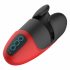 Lonely Lena - vibrating-squeezing masturbator (black-red)