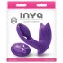 Inya Bump-N-Grind - Radio-Controlled, Warming 2-in-1 Clitoral Vibrator (Purple) 