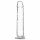 Addiction Crystal - Clear Dildo with Base - 18cm 