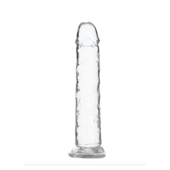 Addiction Crystal - Clear Dildo with Base - 18cm 