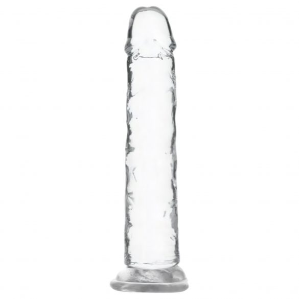 Addiction Crystal - Clear Dildo with Base - 18cm 