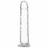 Addiction Crystal - Clear Dildo with Base - 18cm 