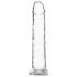 Addiction Crystal - Suction Cup Dildo (Transparent) - 18cm