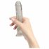 Addiction Crystal - Clear Dildo with Base - 18cm 