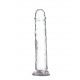 Addiction Crystal - Clear Dildo with Base - 20cm 