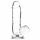 Addiction Crystal - Footed Bulbous Dildo (Transparent) - 15cm 