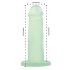 Addiction Cocktails - Suction Cup Silicone Dildo (Green)