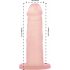 Addiction Cocktails - Silicone Dildo (Peach) 