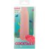 Addiction Cocktails - suction cup, silicone dildo (peach)