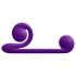 Snail Vibe Duo - Rechargeable 3-in-1 Stimulator Vibrator (Purple) 