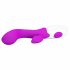 Pretty Love Brighty - Waterproof G-Spot Vibrator with Clitoral Arm (Purple) 