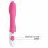 Pretty Love Bishop - Waterproof G-Spot Vibrator (Pink-White) 